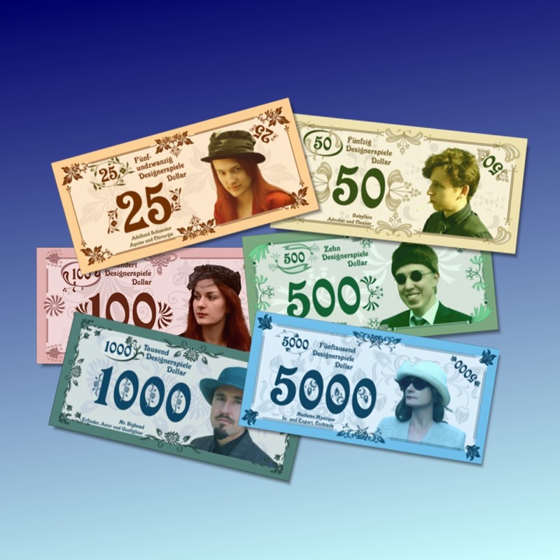Spielgeld "Designerspiele-Dollar"